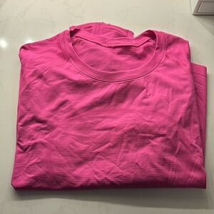 Lululemon swiftly tech long sleeve race length (12) sonic pink